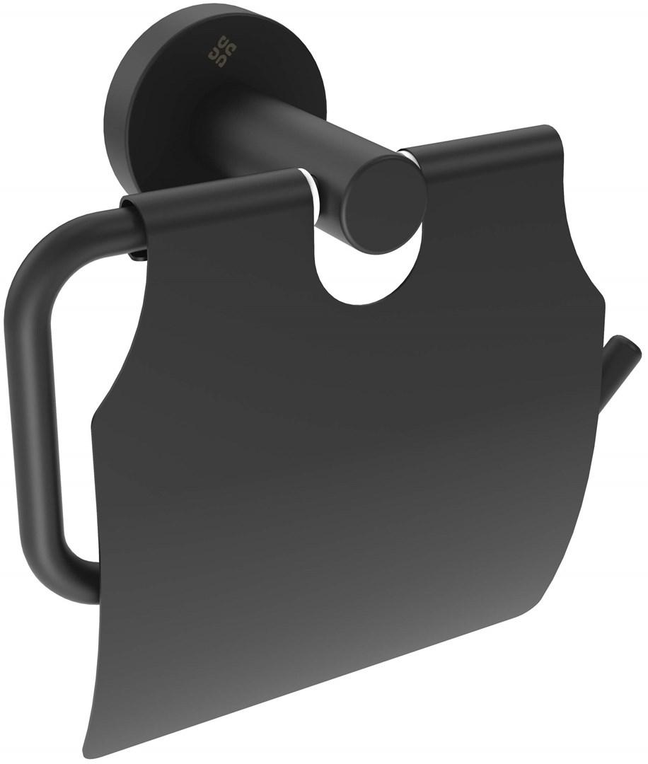 Deante toiletpapirholder til væg - sort