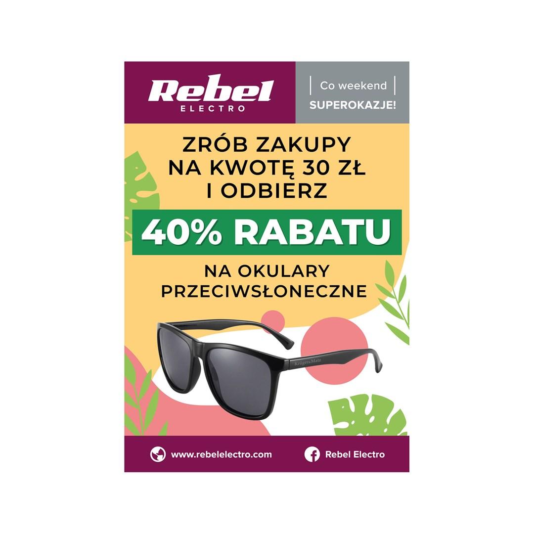 Rebel Electro kampagneplakat til solbriller