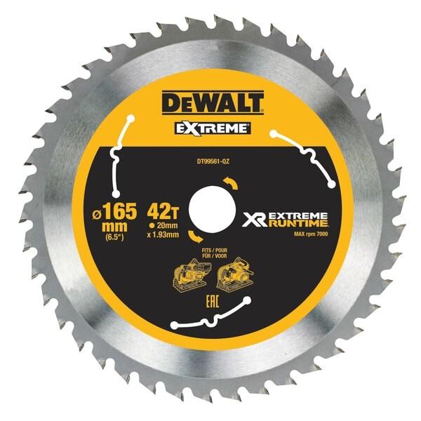 DeWALT DT99561-QZ rundsavklinge 165 mm 42T
