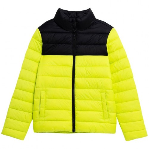 4F dunjakke til drenge Juicy Green 152 cm