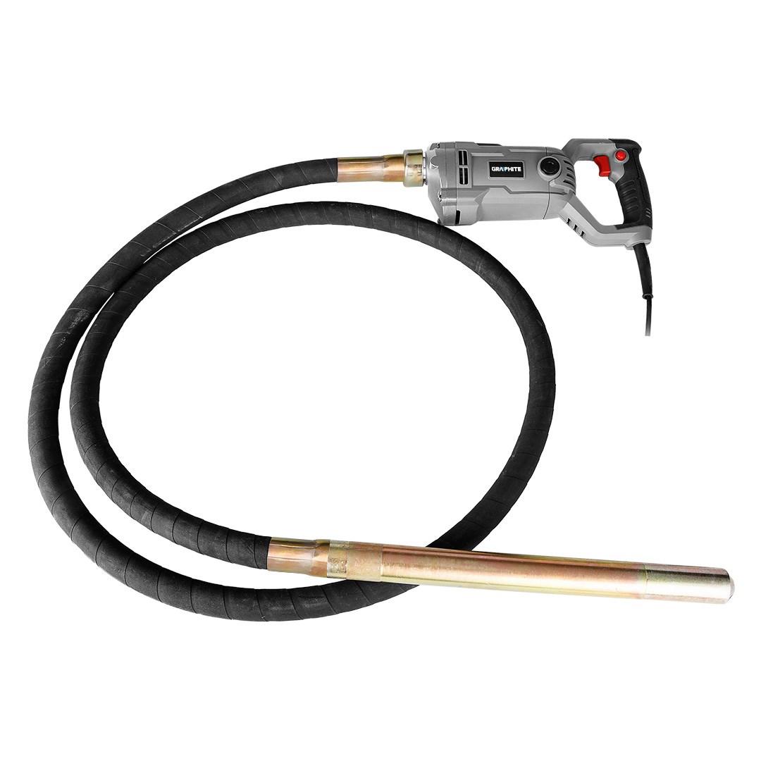GRAPHITE betonvibrator 1100 W med 3 m vibratorslange