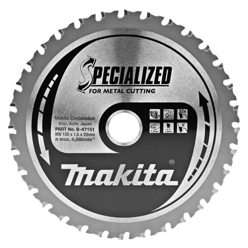 Makita B-47151 rundsavklinge til metal 150 x 20 mm 32T