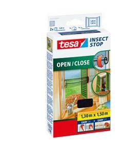 tesa Insect Stop Open/Close myggenet til vindue 130 x 150 cm - antracit