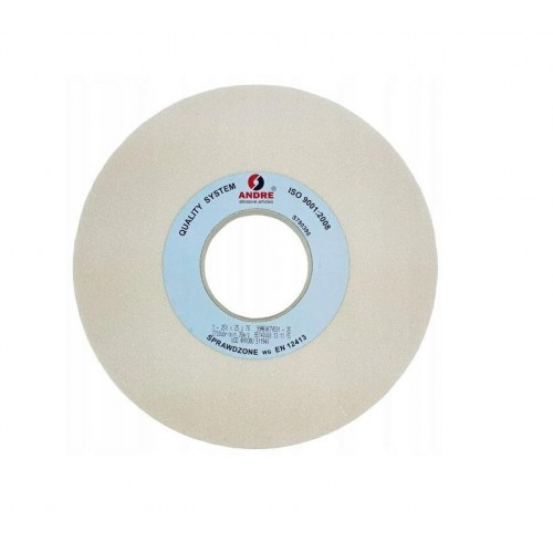 ANDRE plan slibeskive Type 1 250 x 25 x 76 mm hvid