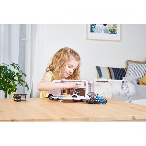 Dickie Playlife autocamper 30 cm med figur