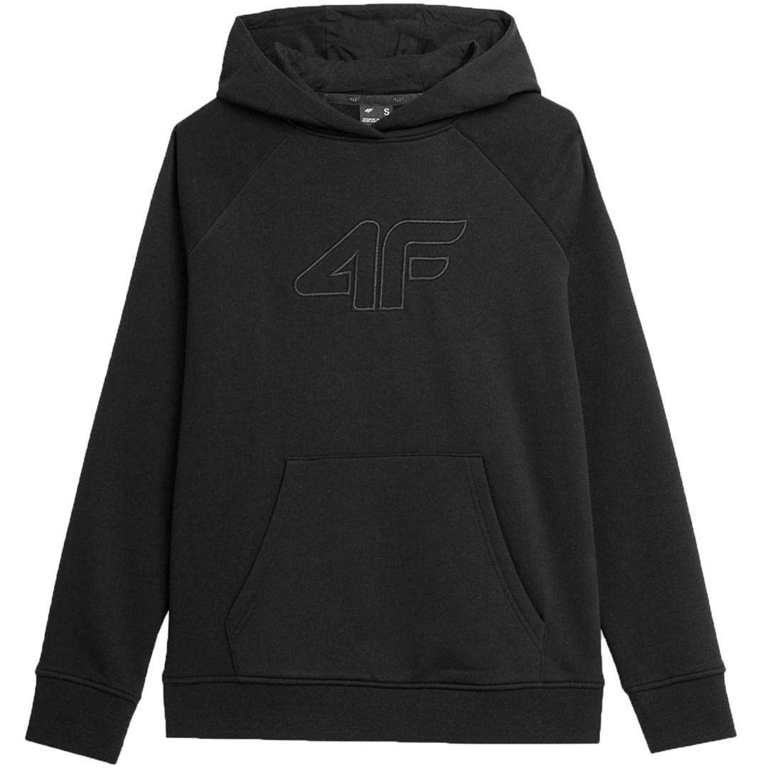 4F dame hoodie F0765 - deep black, str. S