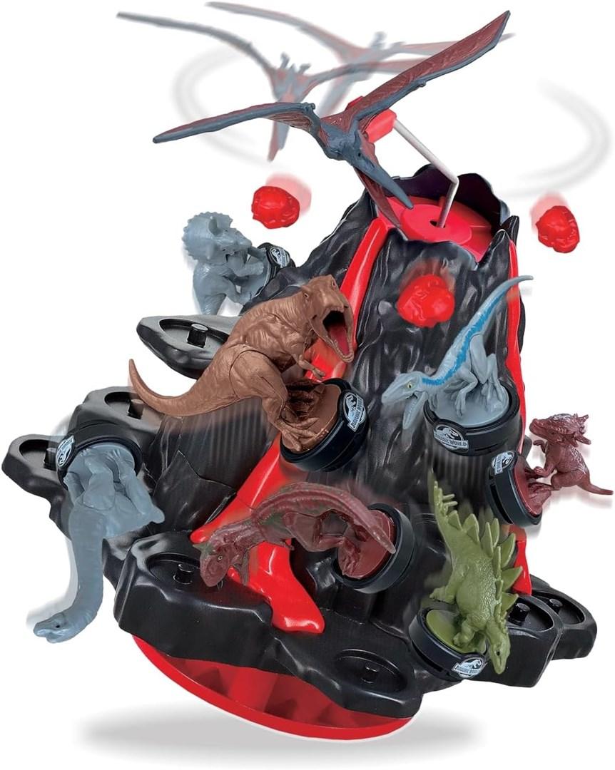 EPOCH Jurassic World Shaky Volcano brætspil med dinosaurer