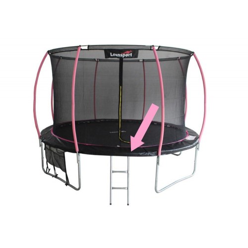 Kantpude til trampolin Sport Max 12 ft - sort/rosa