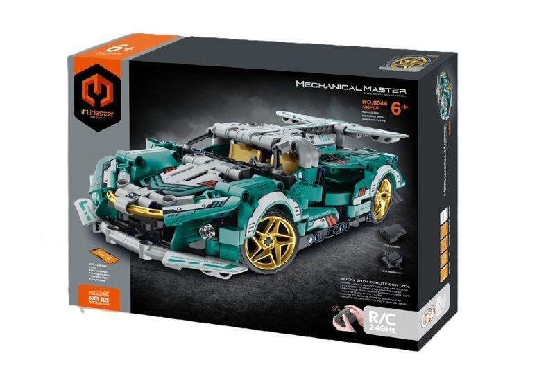 M-Master Mechanical Master RC sportsvogn byggesæt 450 dele turkis