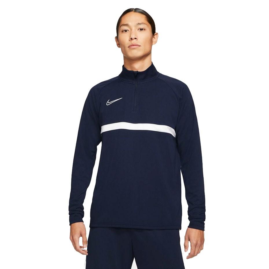 Nike Dri-FIT Academy herre træningstrøje med halv lynlås - navy blå 2XL