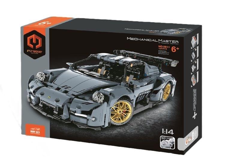 Mechanical Master modelbil byggesæt 1:14 blå - 1221 dele