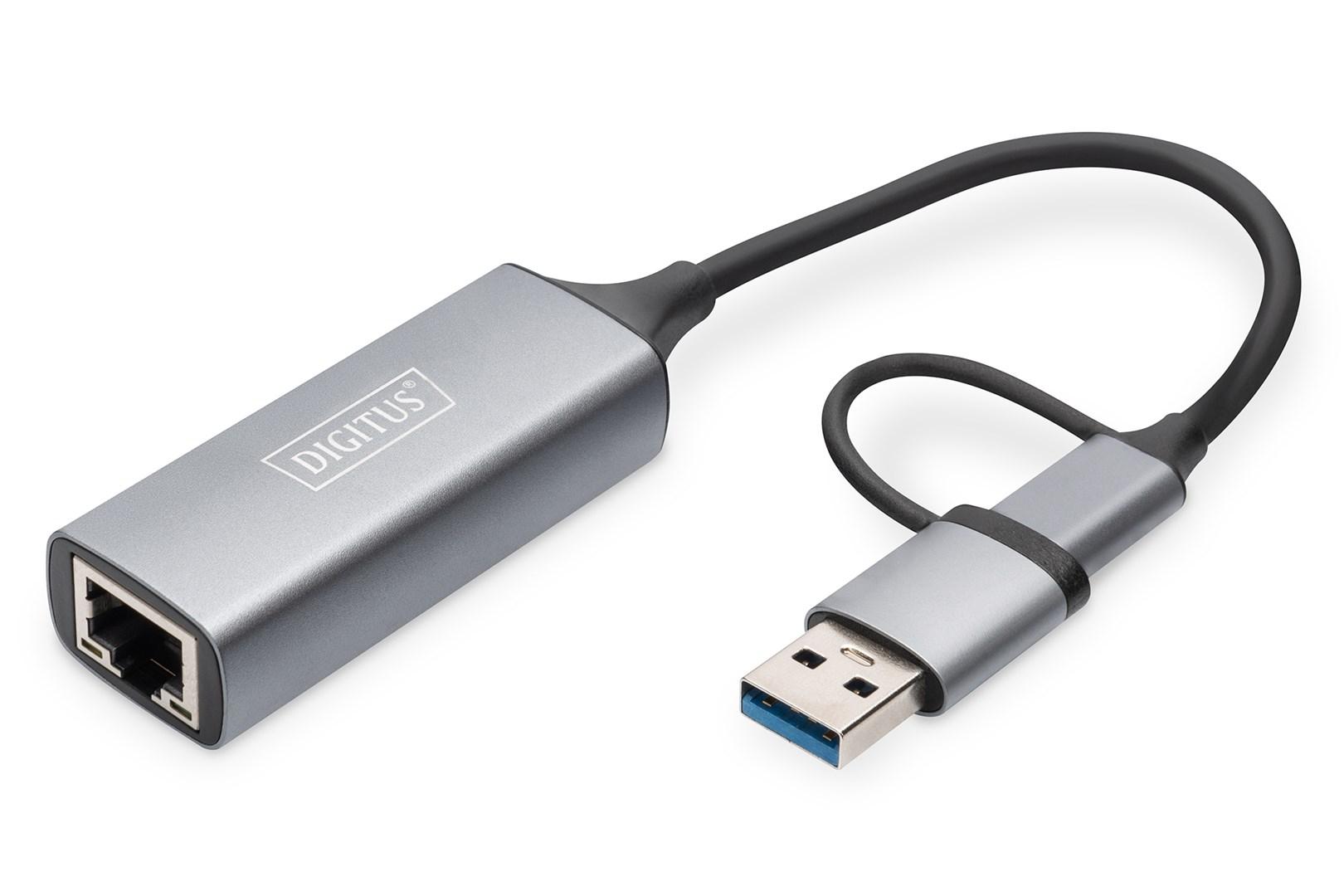 DIGITUS DN-3028 USB-C netværksadapter til RJ-45 2,5 Gigabit