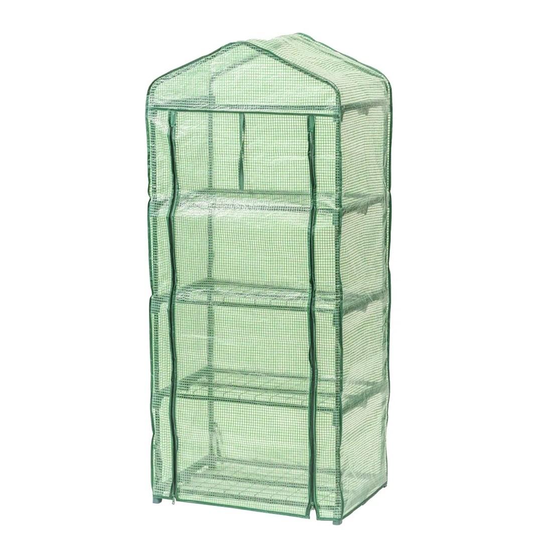 Minidrivhus 69 x 49 x 160 cm i PE