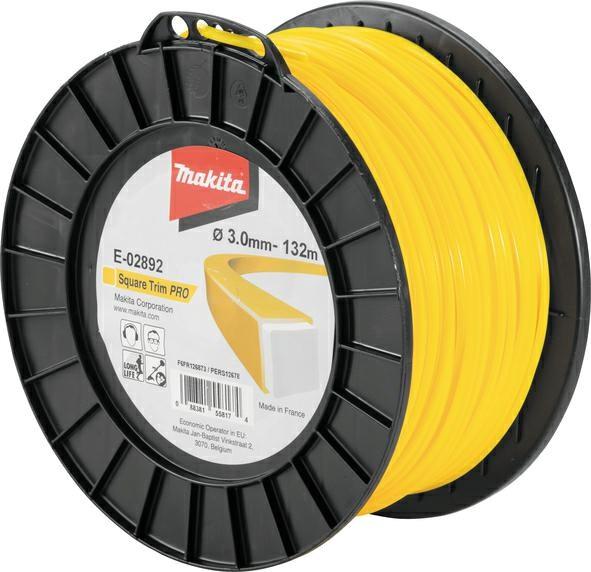 Makita Square Pro trimmertråd 3,0 mm 132 m