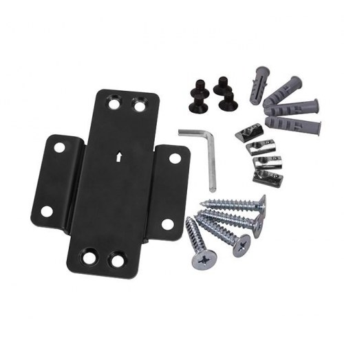 B-Tech System X monteringsbeslag til skinne for BT8390 skærmholder - sort