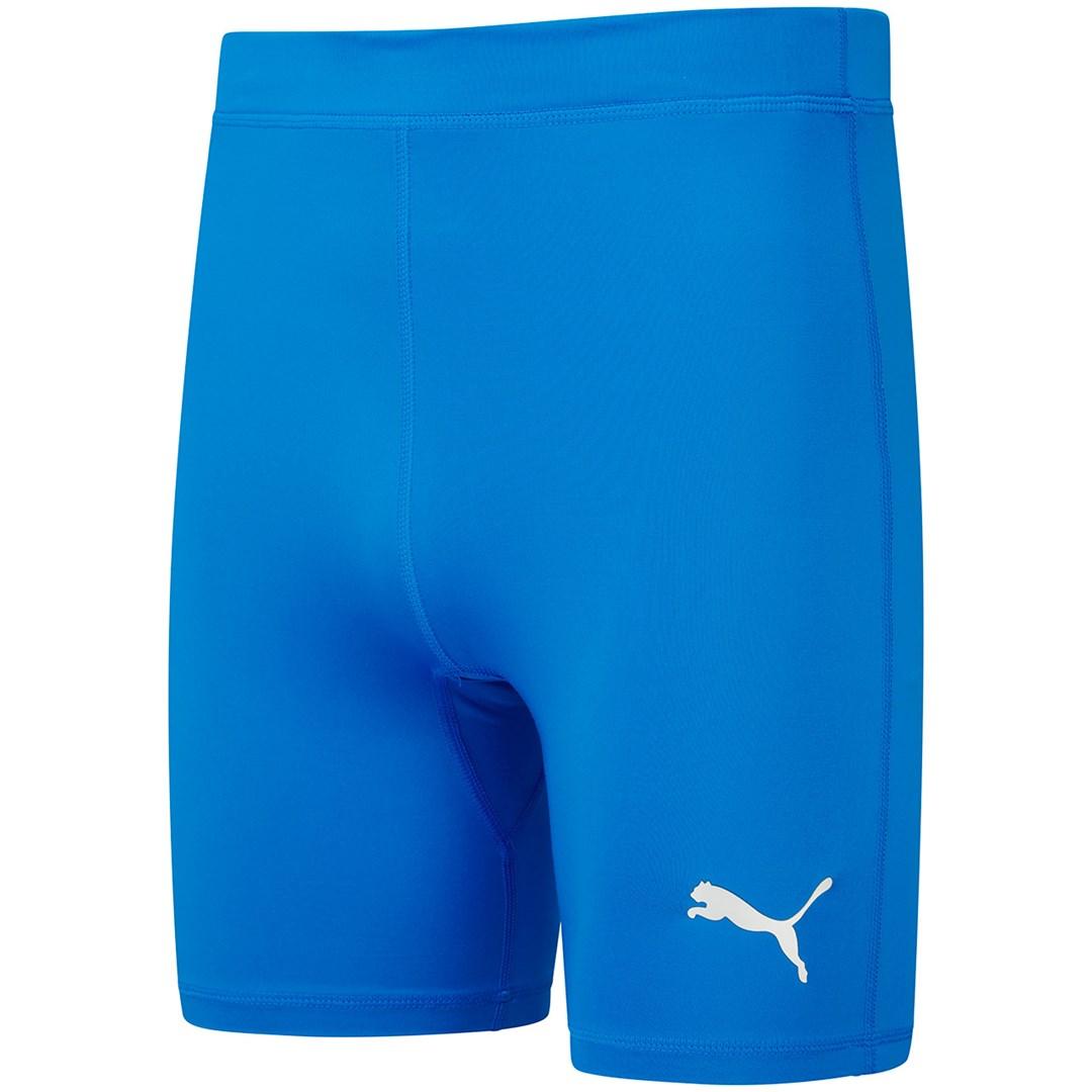 Puma Liga Baselayer korte tights til mænd blå str. L
