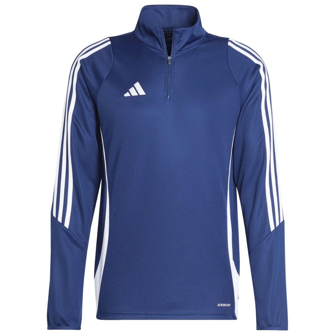 adidas Tiro 24 træningstrøje med lynlås mørkeblå str. L