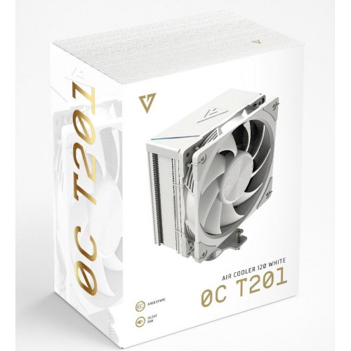 MODECOM Volcano OC T201 processor luftkøler 120 mm hvid