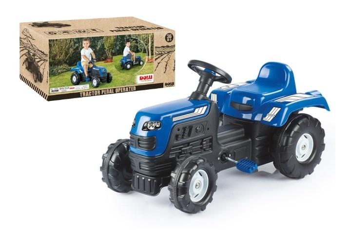 Dolu Ranchero pedaltraktor til børn - blå