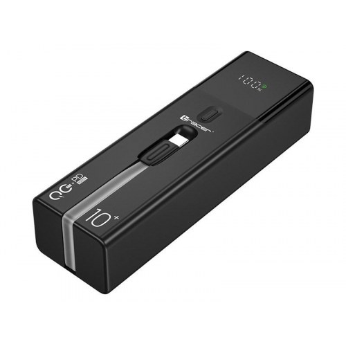Tracer Quant powerbank 10.000 mAh sort