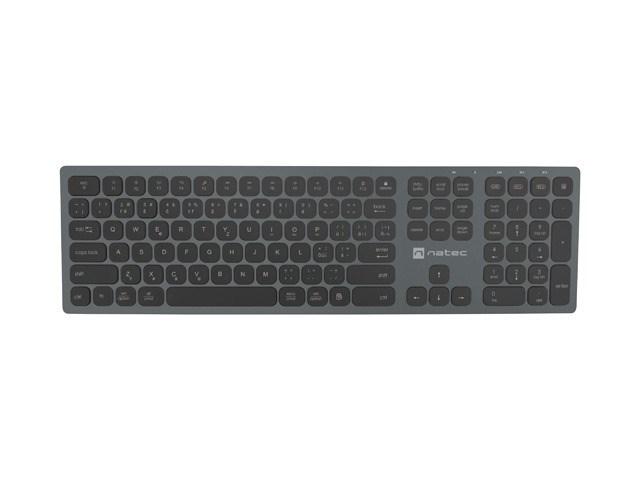 Natec Dolphin trådløst Bluetooth- og 2,4 GHz tastatur