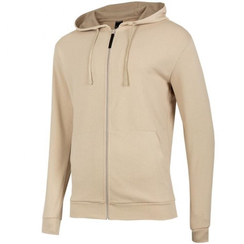 Outhorn herre hættetrøje sweatshirt med lynlås beige str. S