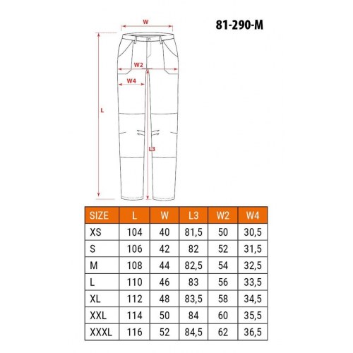 NEO TOOLS 81-290-M arbejdsbukser str. M - sort