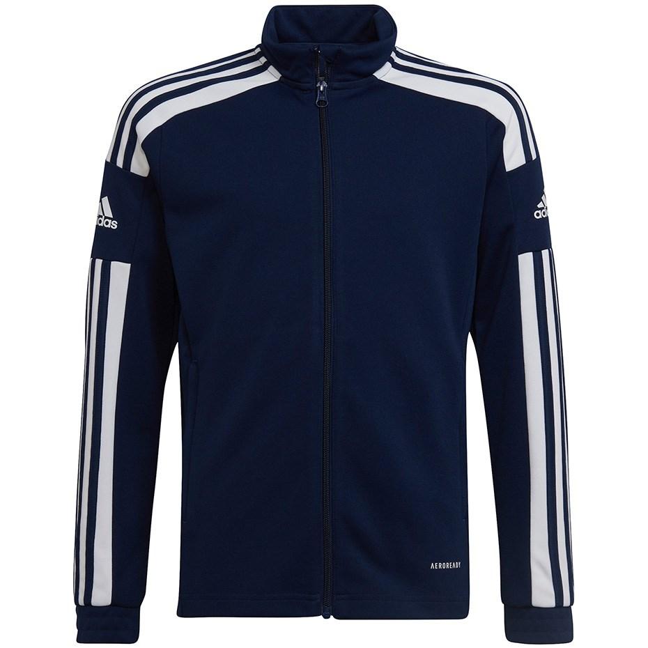 adidas Squadra 21 træningstrøje med fuld lynlås navy 128 cm
