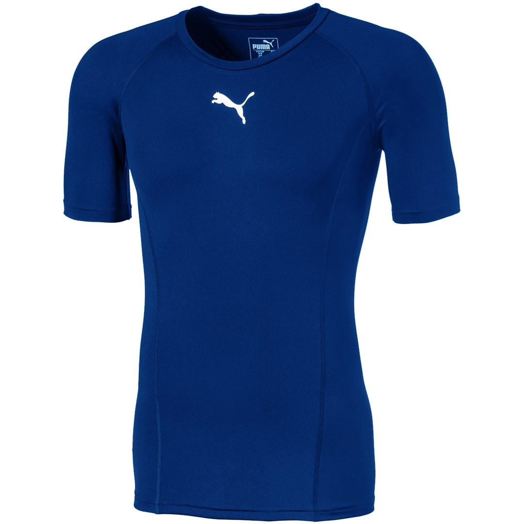 Puma LIGA Baselayer SS herre T-shirt blå str. L