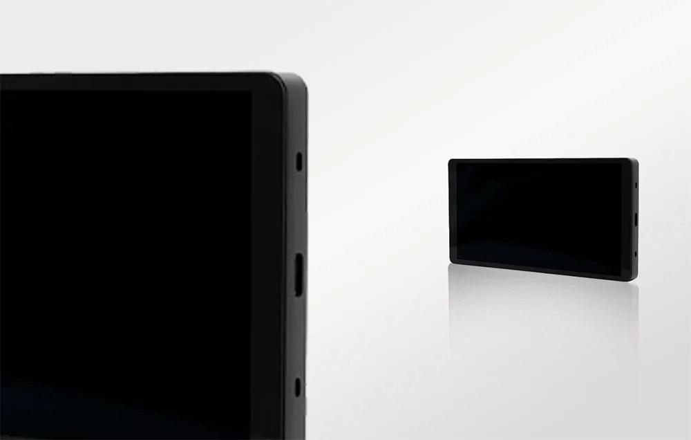 Shelly Display X2i 6,95" smart home kontrolpanel med Wi‑Fi og Bluetooth - sort