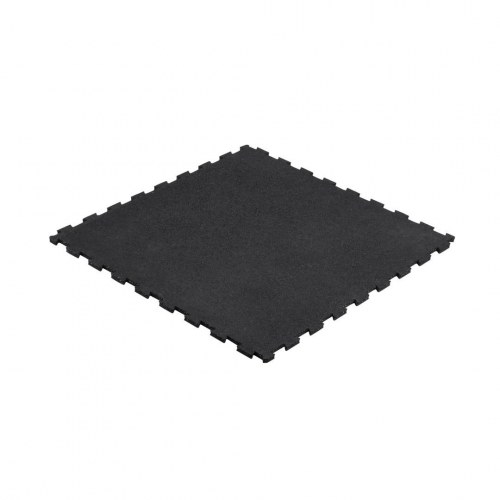 Rebel Active gummigulv til træning 1 x 1 m 15 mm sort
