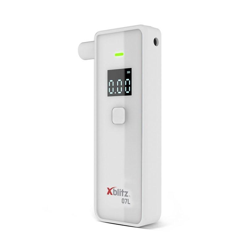 Xblitz 07L alkoholmåler med LCD-display - hvid
