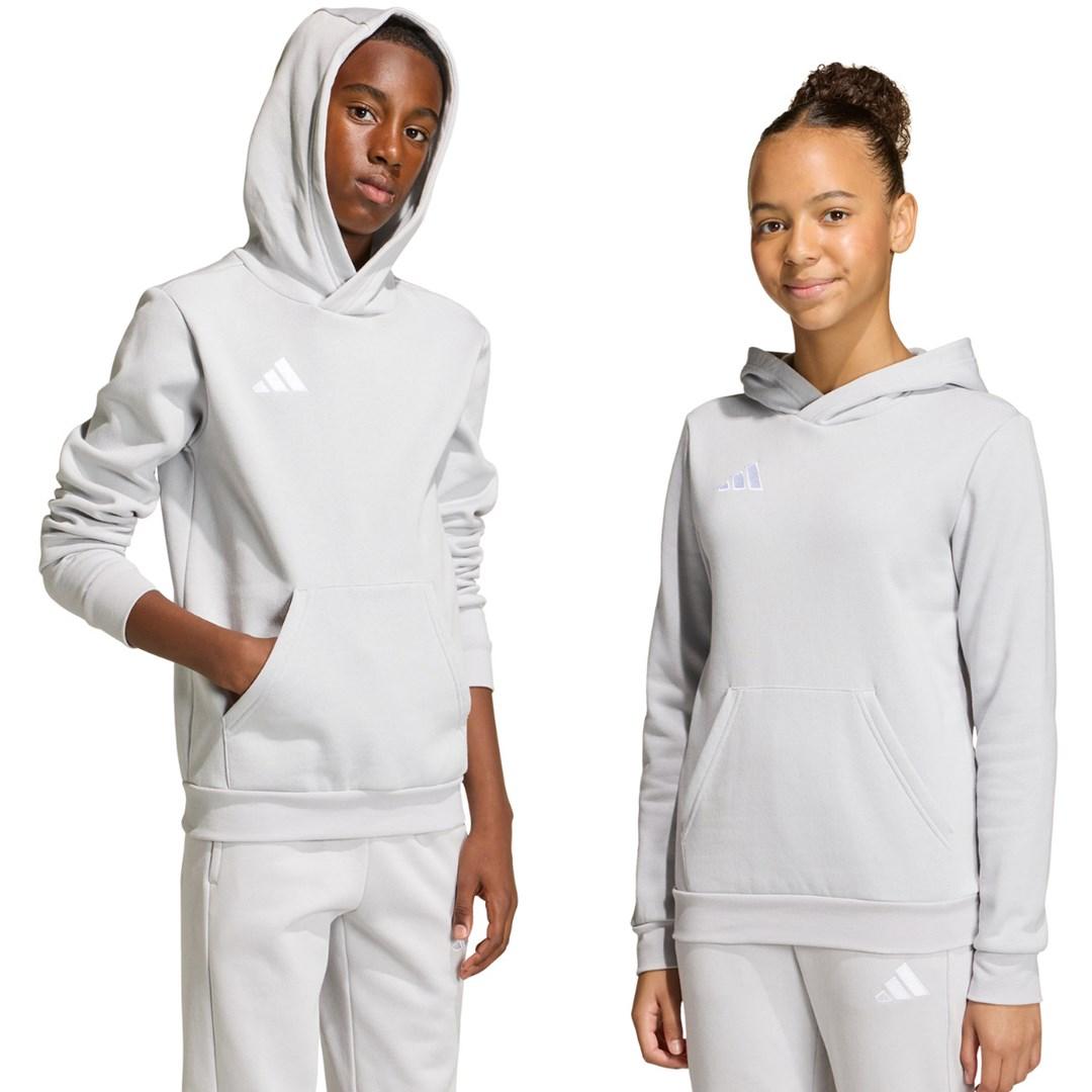 adidas Entrada 26 hættetrøje til børn grå 140 cm