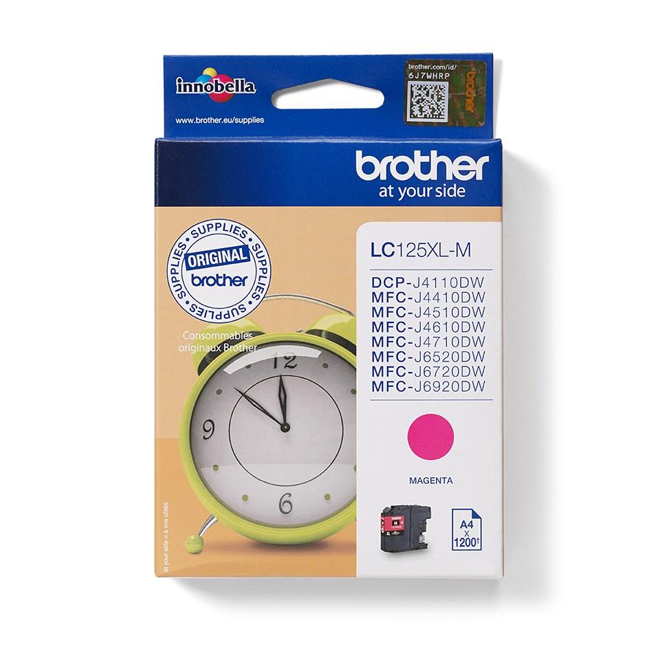 Brother LC125XLM blækpatron magenta superhøj kapacitet