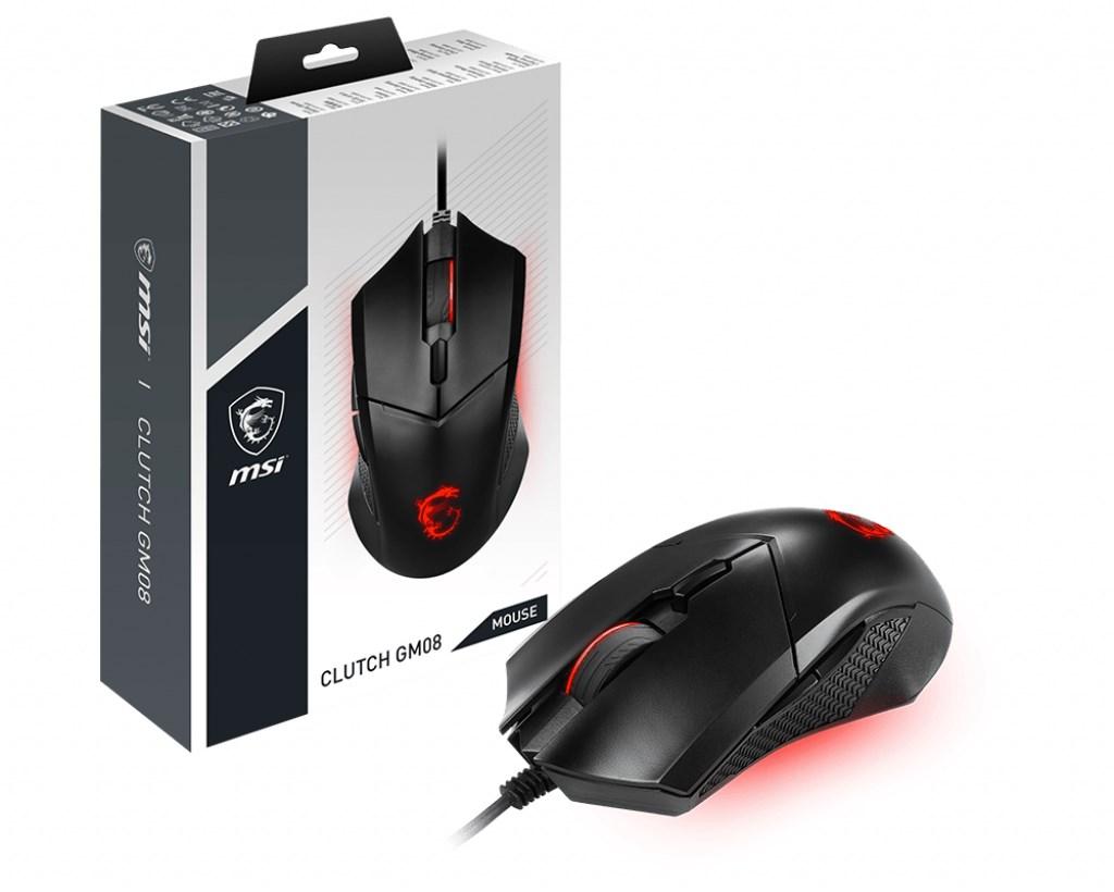 MSI Clutch GM08 optisk gamingmus - sort