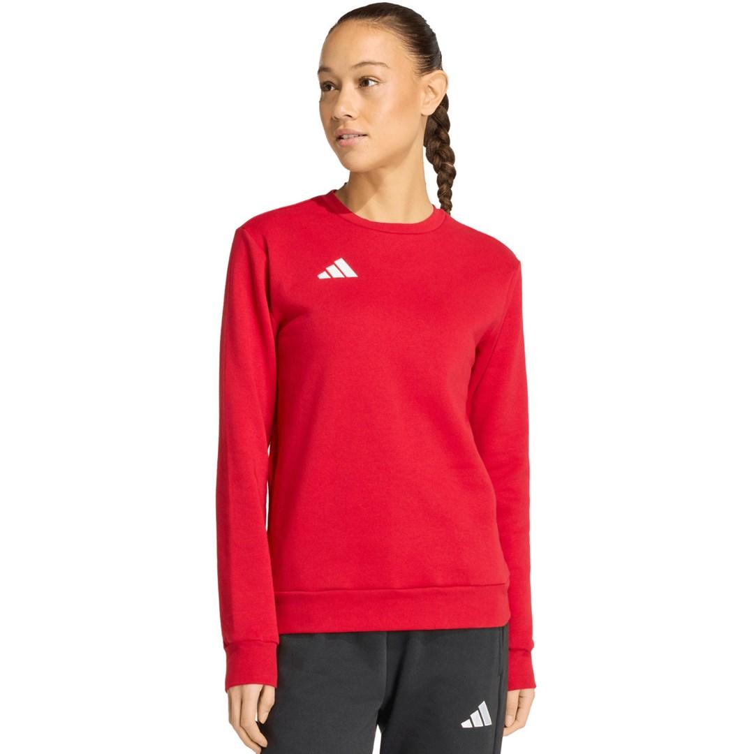 adidas Entrada 26 Sweat Top til kvinder - rød, str. L