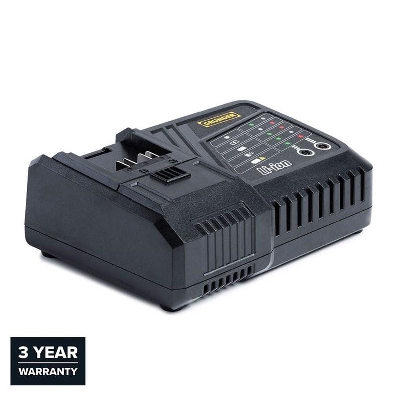 Grunder CH-1802B-E 18 V 5 A batterioplader til Li-ion