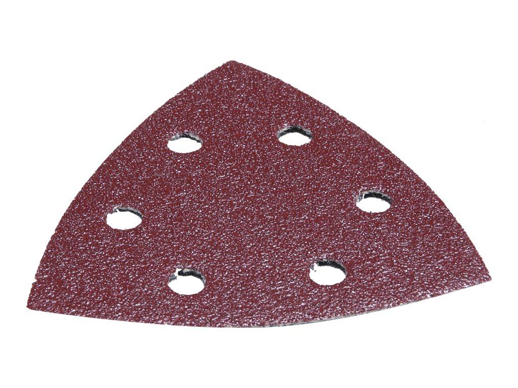 Makita sandpapirsark til multiværktøj 93 mm delta P100 med støvhuller og velcro, 10 stk