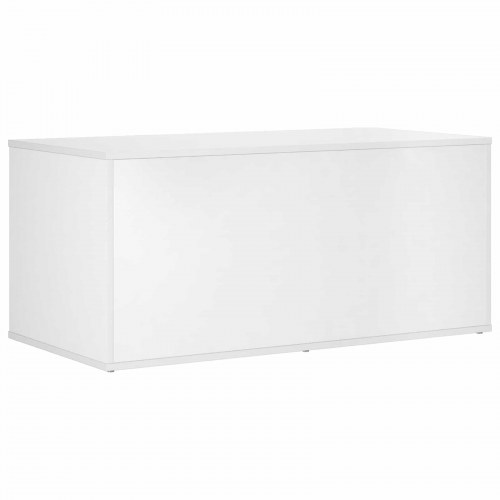 Kattebur møbel med skjult kattebakke 100 x 49 x 45 cm hvid