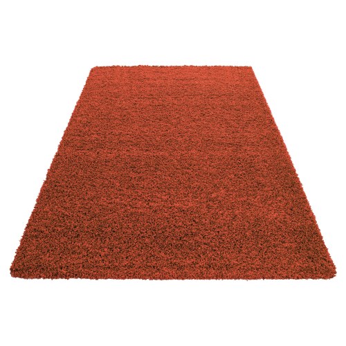 LIFE Unicolor TERRA shaggy tæppe rektangel