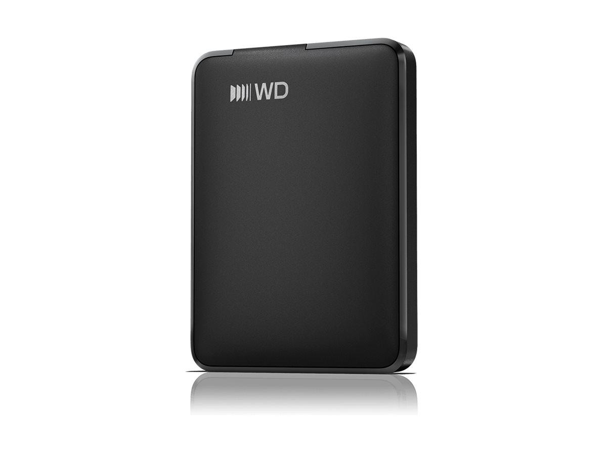 Western Digital Elements Portable USB-C ekstern harddisk 1 TB sort