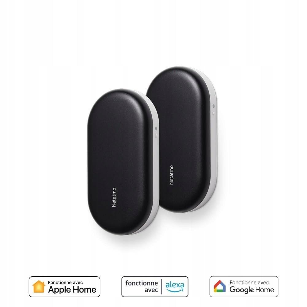 Netatmo Smart AC Controller, Controller, Sort, Hvid, Metal, Plast, 2 stk, Trådløs, 0 - 50 °C