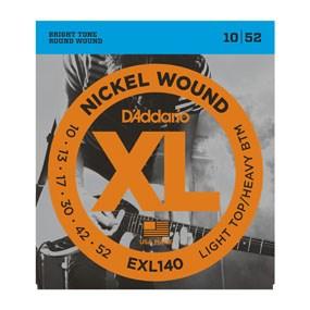 D'Addario EXL140 elektriske guitarstrenge 10-52 Nickel Wound Light Top/Heavy Bottom