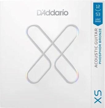 D'Addario XSAPB1253 akustiske guitarstrenge 12-53 Light Gauge phosphor bronze