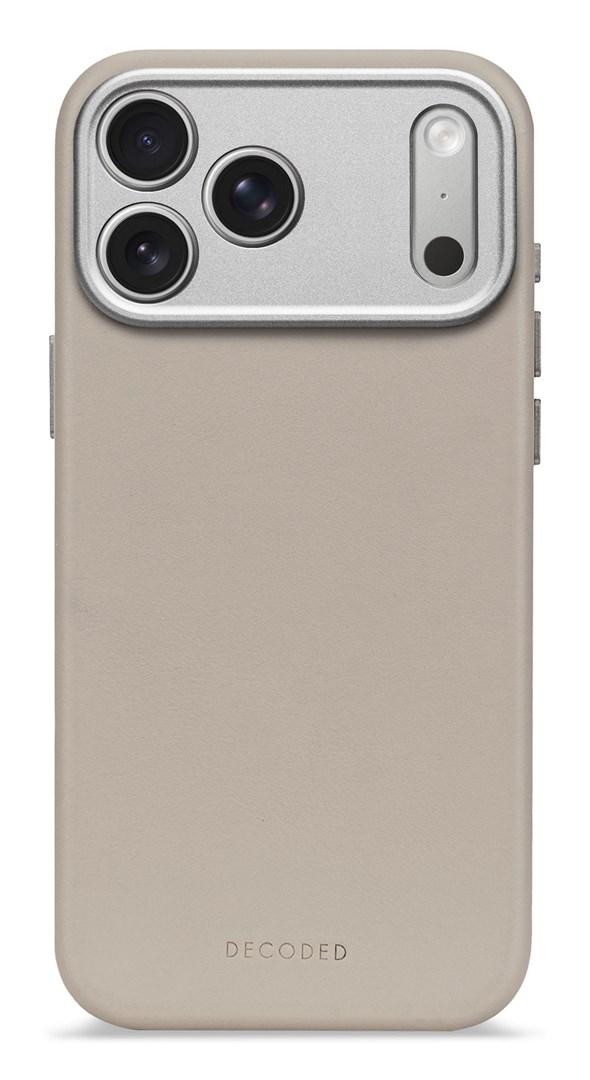 Decoded mobilcover i læder til Apple 17,5 cm (6,9") - Clay, MagSafe-kompatibelt