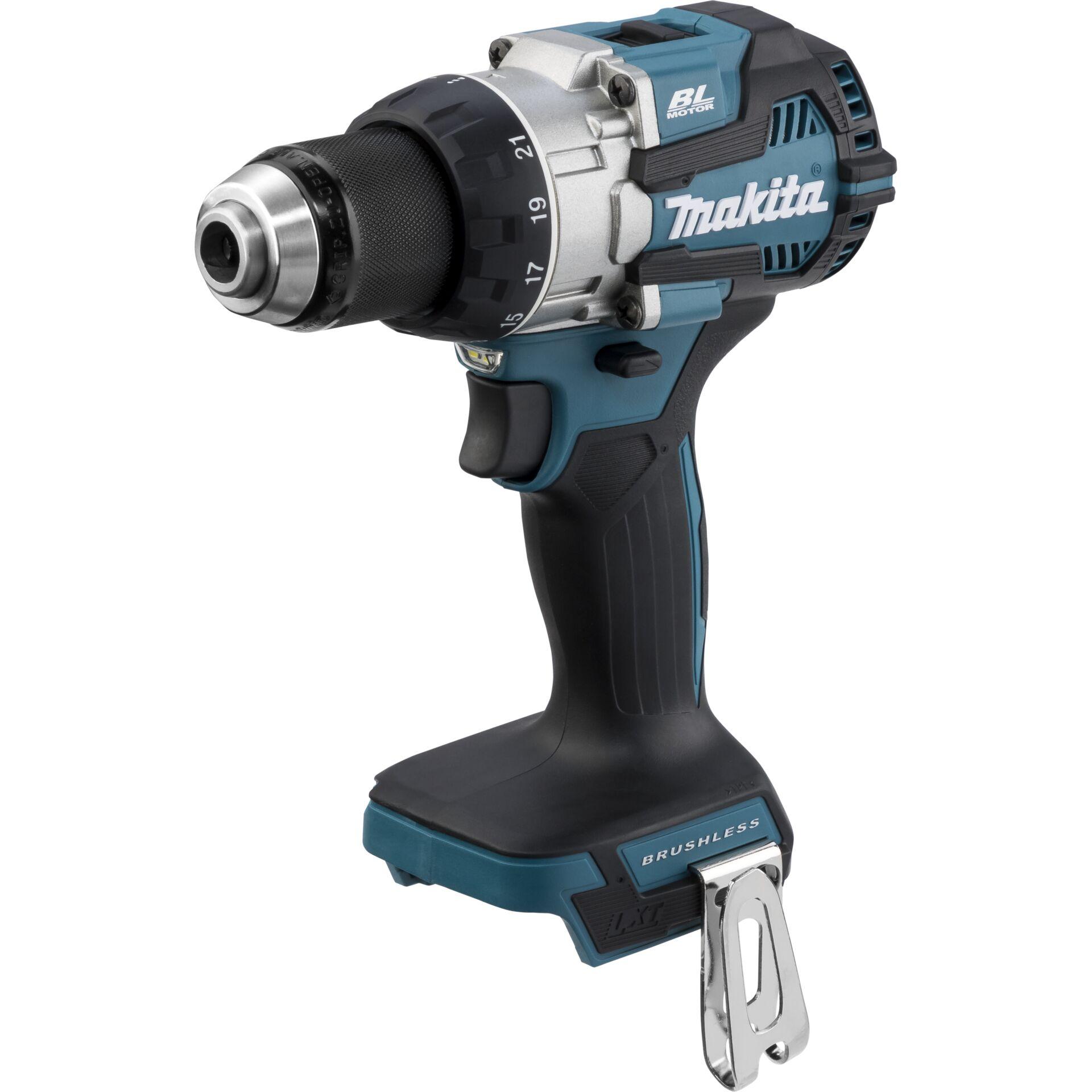 Makita DDF489Z skruemaskine 18 V, børsteløs - 1.800 o/min, sort/blå/stål