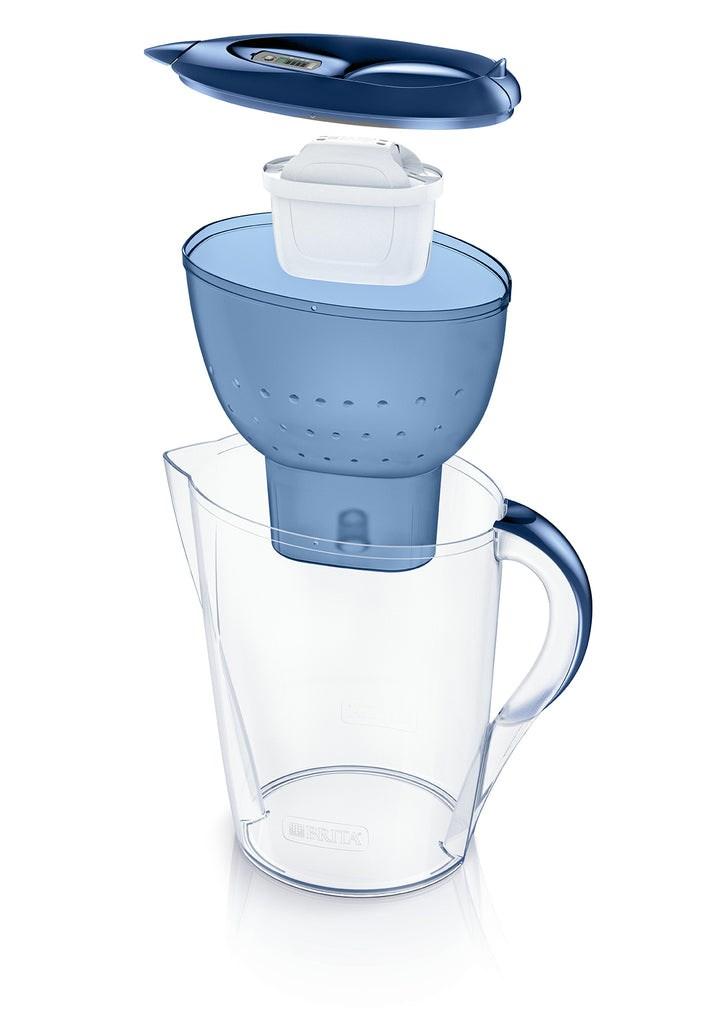 Brita Marella Vandfilterkande + 3x Maxtra Vandfiltre (2,4 Liter) Grafit
