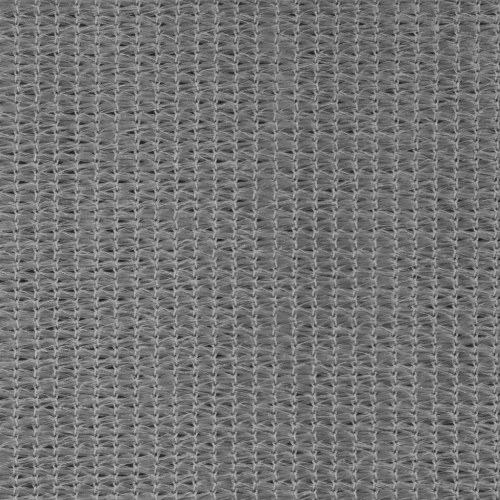 Udendørs rulleskærm lysegrå 140 x 230 cm HDPE med 90% UV-blok