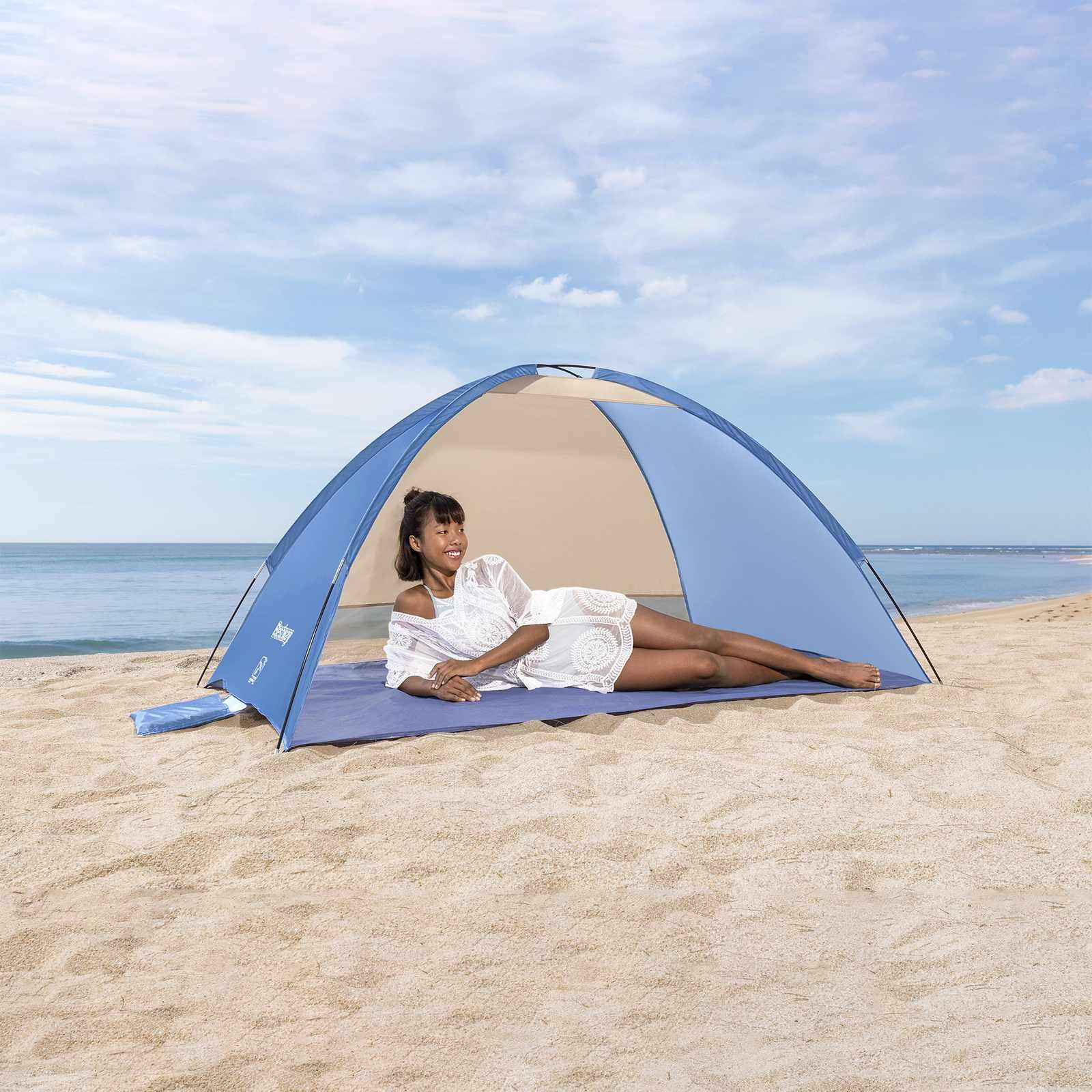 Bestway Strandbundstelt Lilla 2 x 1,2 x 0,95 m 190 T polyester stof
