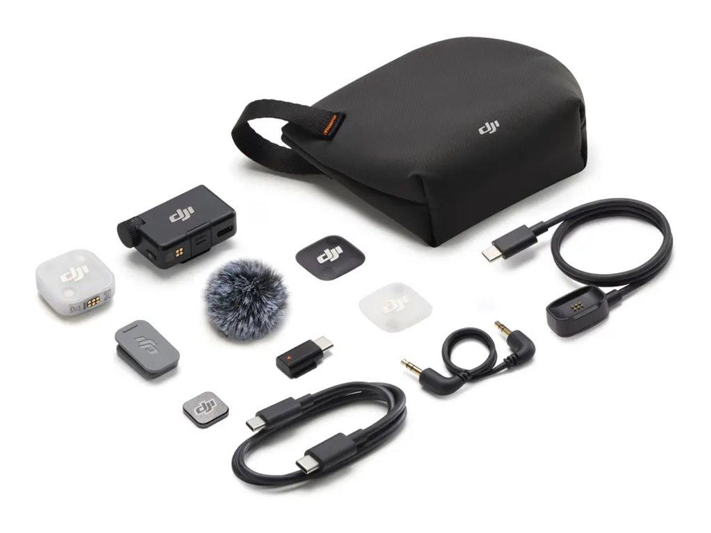 DJI Mic Mini 2 Trådløst mikrofonsystem Trådløs Kablet Hvid